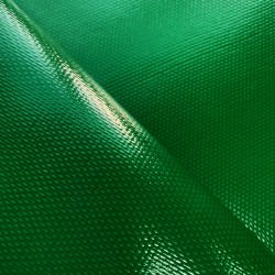 Ткань ПВХ 600 гр/м2 плотная, Зелёный (Ширина 150см), на отрез  в Туапсе