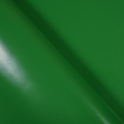 Тентовый материал ПВХ 450 гр/м2, Зелёный (Ширина 160см), на отрез  в Туапсе, 450 г/м2, 799 руб