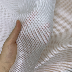 Сетка 3D трехслойная Air mesh 160 гр/м2, цвет Белый (на отрез)  в Туапсе