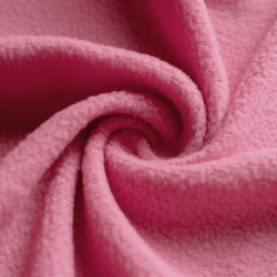 Флис Односторонний 130 гр/м2, цвет Розовый (на отрез)  в Туапсе