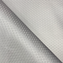 Ткань Оксфорд 300D PU Рип-Стоп СОТЫ, цвет Светло-Серый (на отрез)  в Туапсе