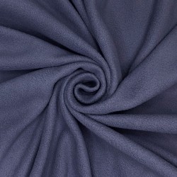 Ткань Флис Односторонний 130 гр/м2, цвет Темно-серый (на отрез)  в Туапсе
