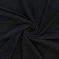 Флис Односторонний 130 гр/м2, цвет Черный (на отрез)  в Туапсе