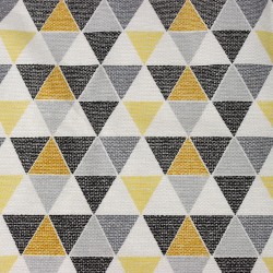 Интерьерная ткань Дак (DUCK), принт &quot;Малые Треугольники&quot; (на отрез)  в Туапсе