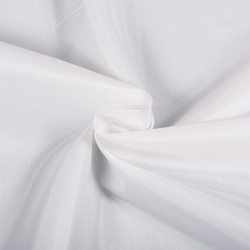 Ткань подкладочная Таффета 190Т, цвет Белый (на отрез)  в Туапсе