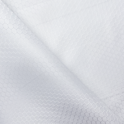 Ткань Оксфорд 300D PU Рип-Стоп СОТЫ, цвет Белый (на отрез)  в Туапсе