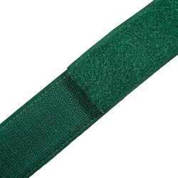 Контактная лента 40мм (38мм)  Зелёный (велькро-липучка, на отрез)  в Туапсе