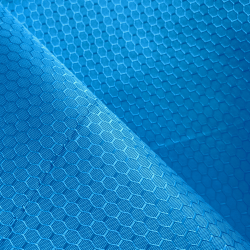 Ткань Оксфорд 300D PU Рип-Стоп СОТЫ, цвет Голубой (на отрез)  в Туапсе
