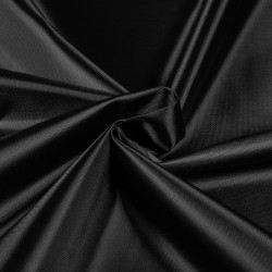 *Ткань Оксфорд 210D PU, цвет Черный (на отрез)  в Туапсе