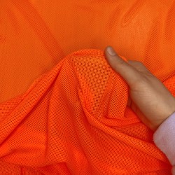 Трикотажная Сетка 75 г/м2, цвет Оранжевый (на отрез)  в Туапсе
